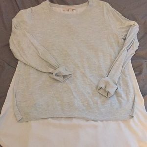 Loft mixed media sweater